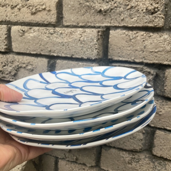 Rae Dunn Melamine Luncheon Plates - Picture 7 of 7